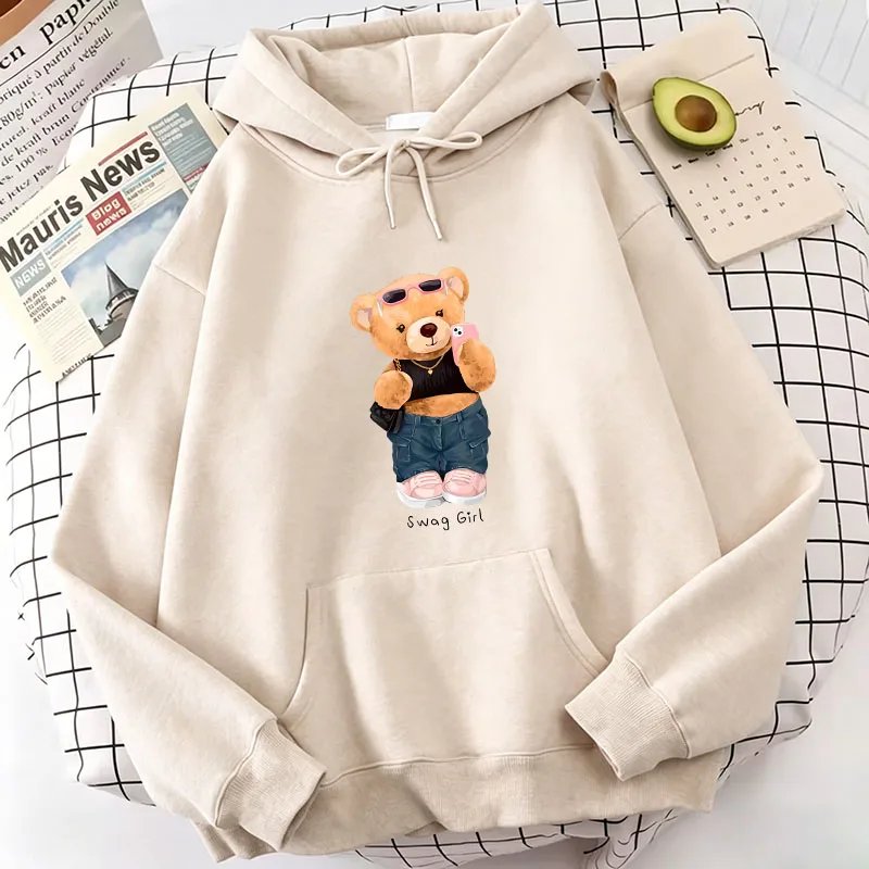 Cool Bear Cartoon Hoodie