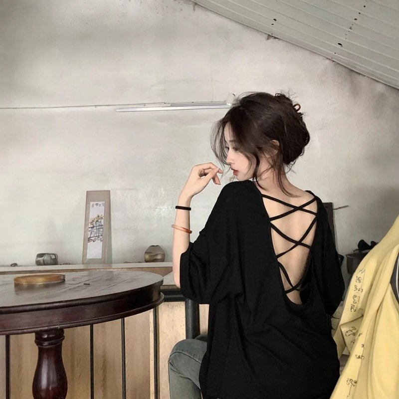 Casual Summer Halter T-Shirt