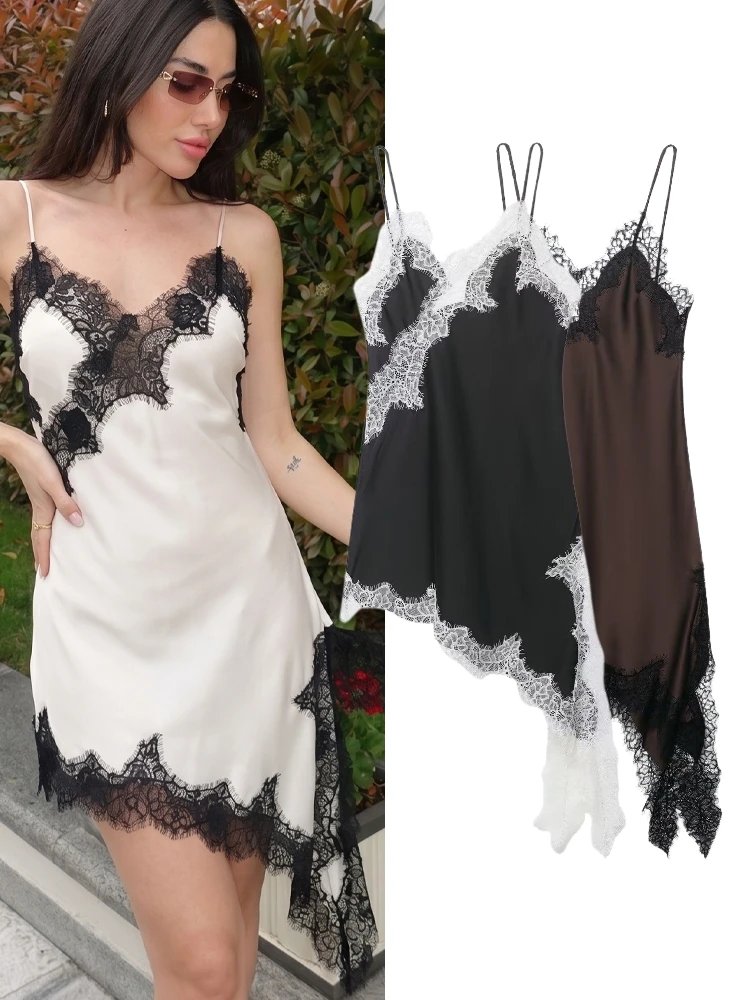 Elegant Asymmetrical Hem Dress