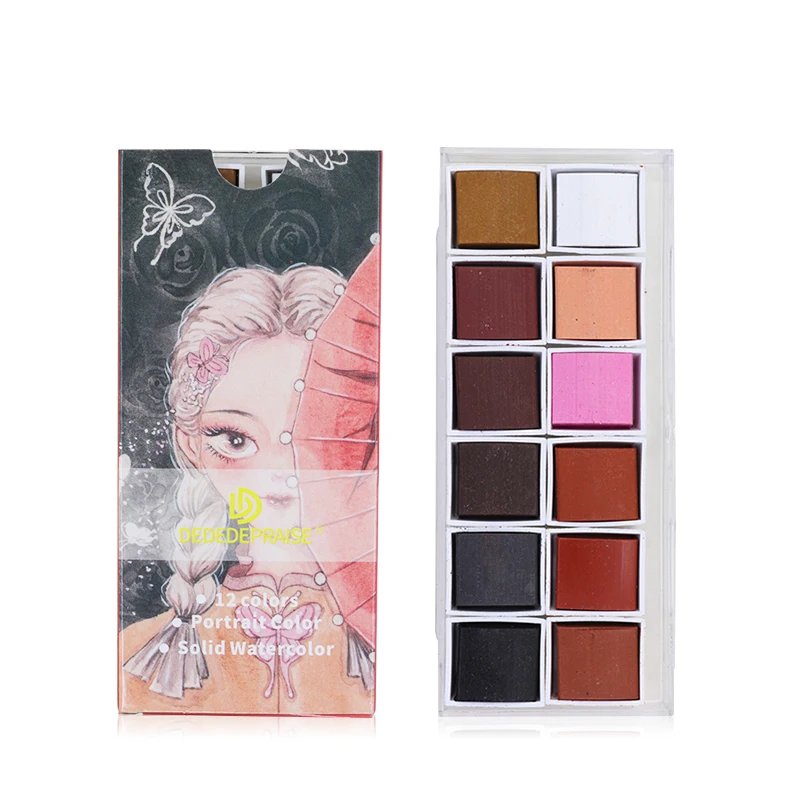 Vibrant Retro Watercolor Set