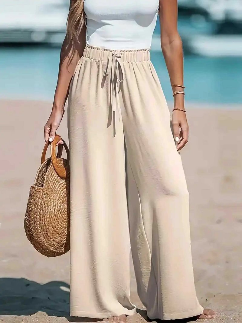 Lightweight Wide Leg Palazzo Pants