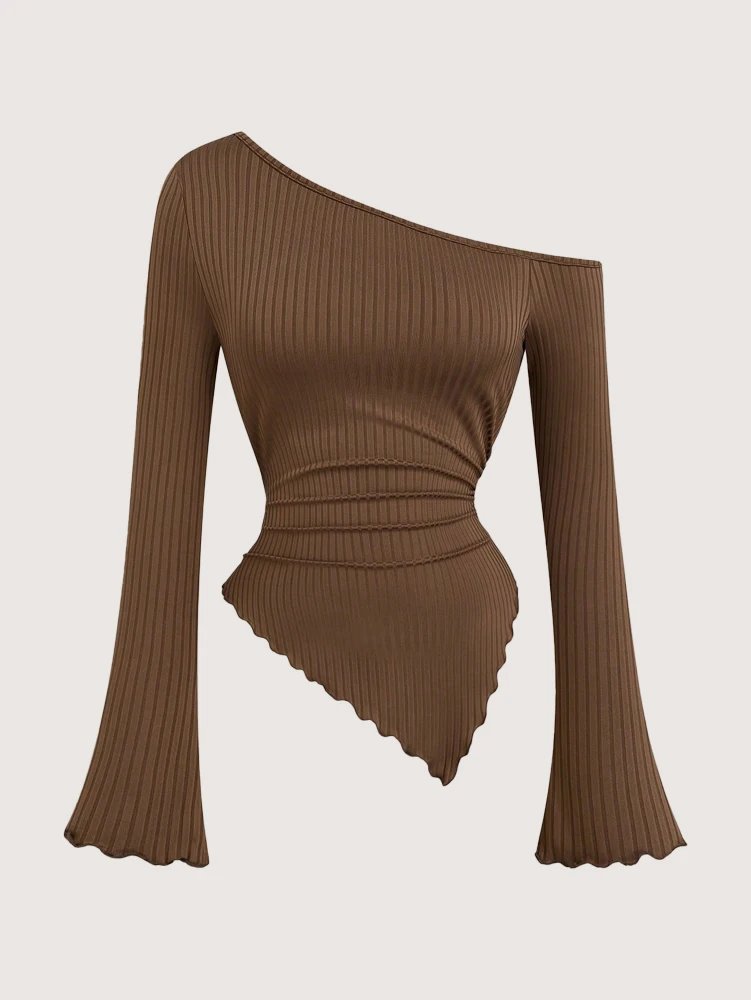 Chic Plus-Size Off-Shoulder Top