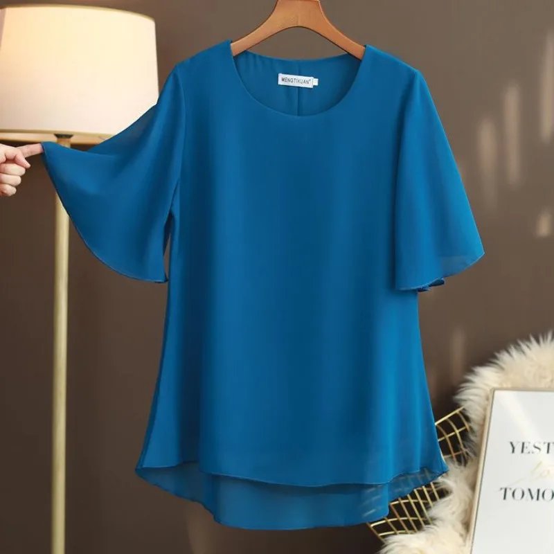 Elegant Plus Size Silk Blouse