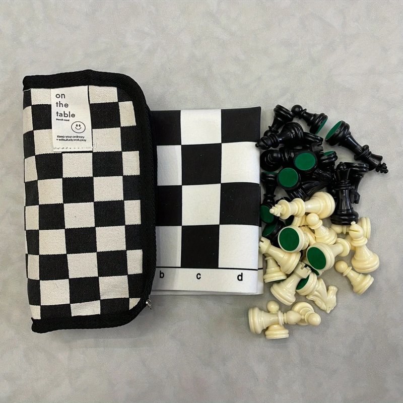 Compact Travel Chess Set