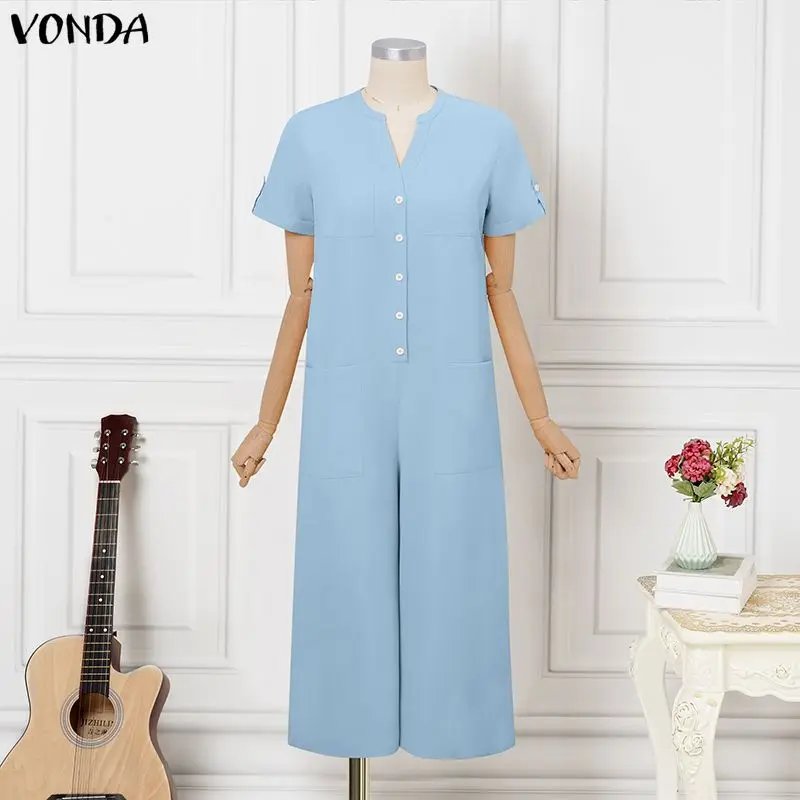 Elegant Plus Size Wide Leg Jumpsuit