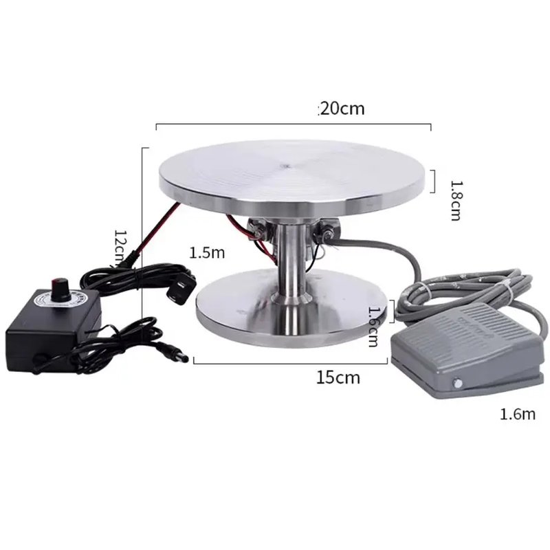 Electric Pottery Wheel with Foot Switch