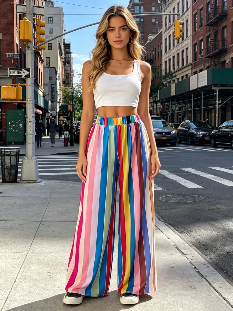 Elegant Plus Size Wide Leg Pants