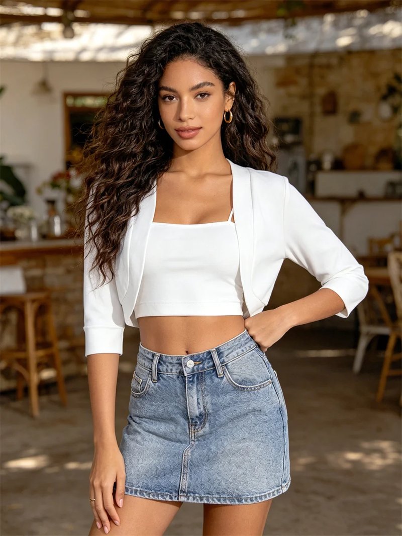 Chic Cropped Cardigan for All Seasons
