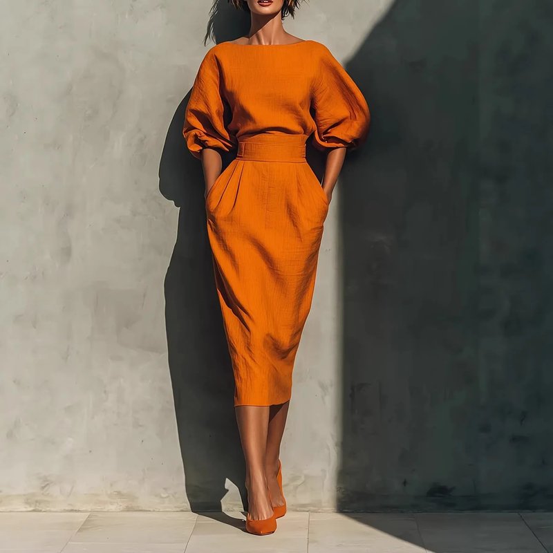 Chic Retro Two-Piece Outfit