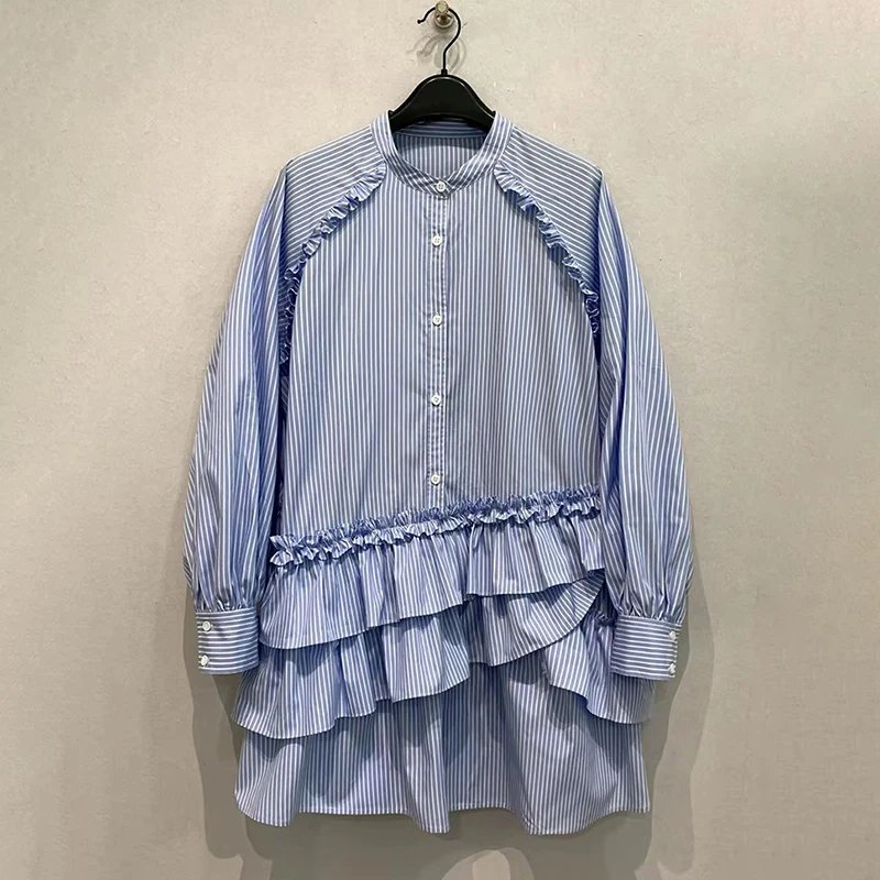 Autumn Ruffle Tiered Mini Dress
