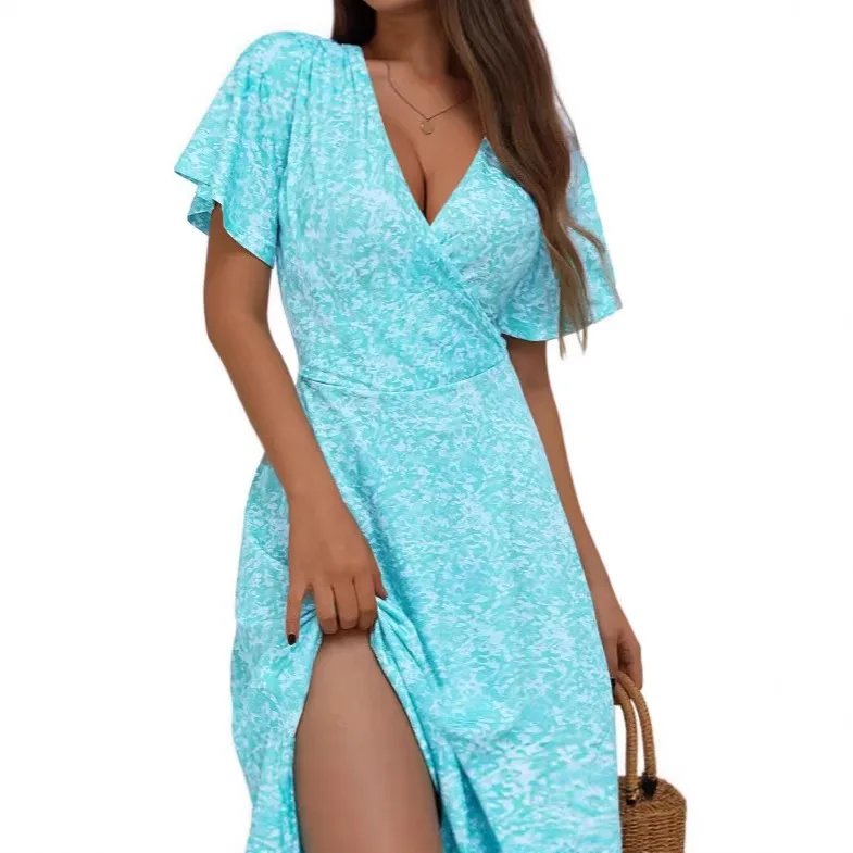 Floral Summer Wrap Dress
