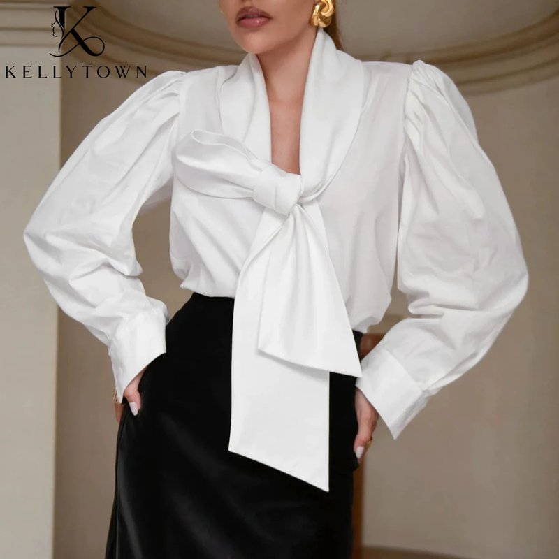 Elegant Women's Puff Sleeve Blouse