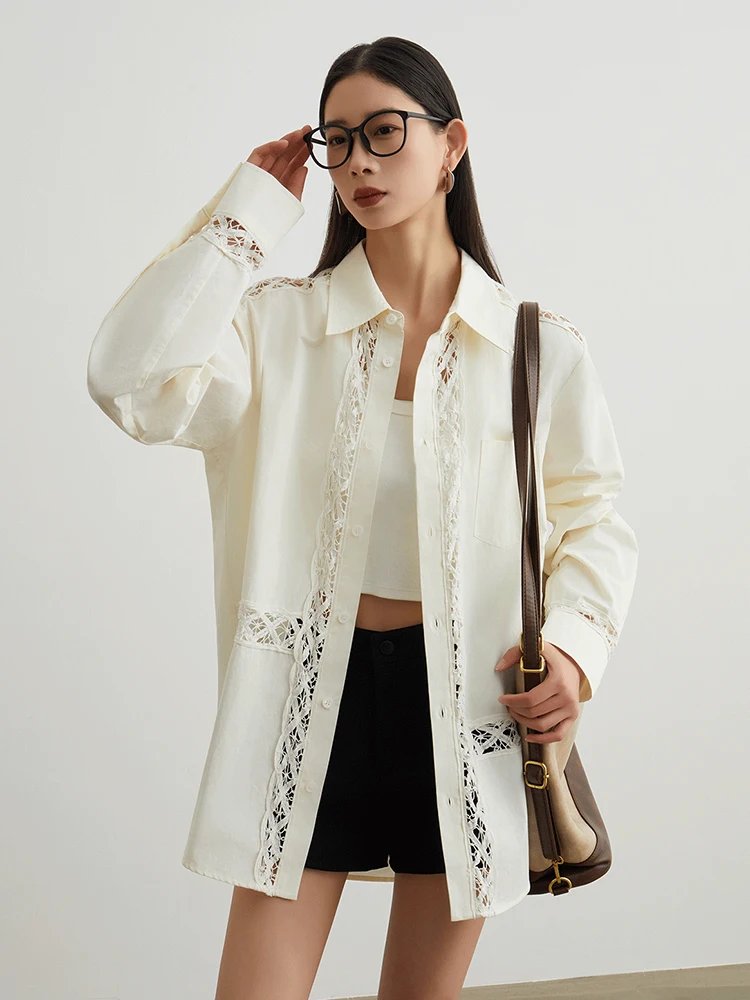 Elegant White Lace Blouse