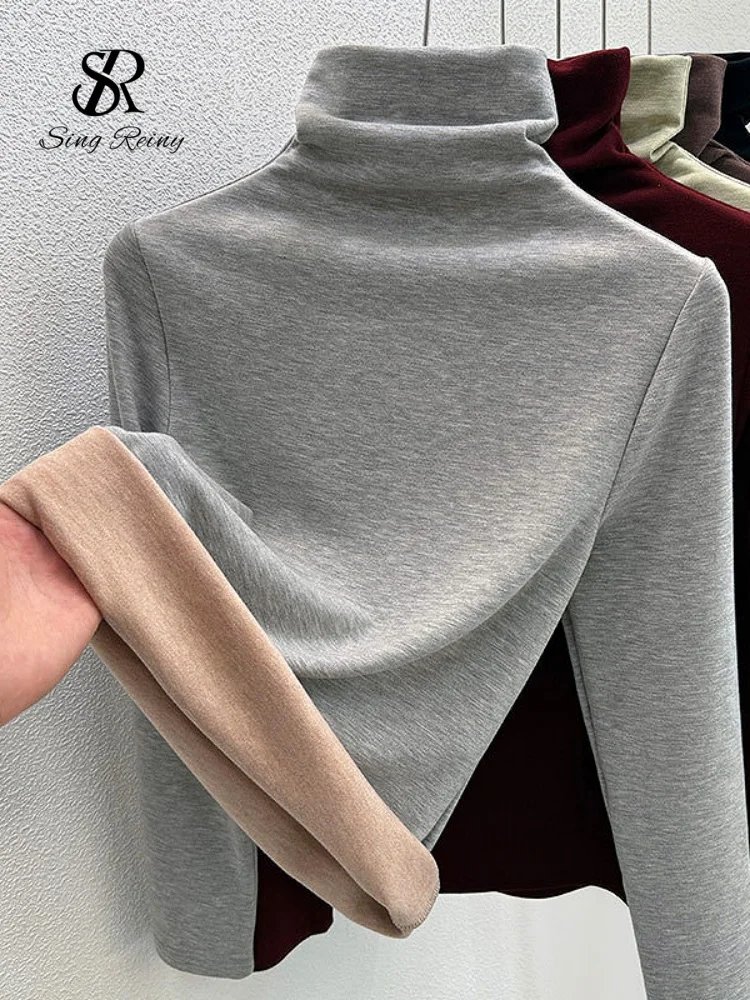 Silk Turtleneck Thermal Top