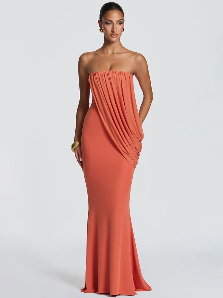 Elegant Backless Maxi Dress