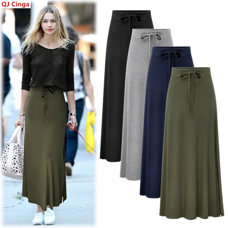 Stylish Stretch Lace-Up Skirts