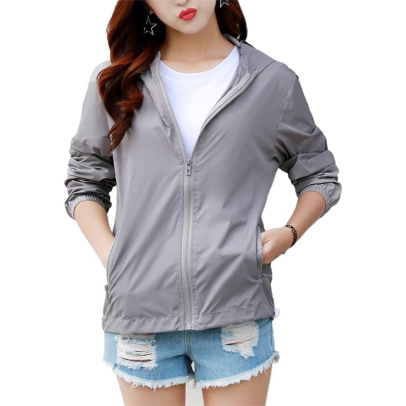 Lightweight Women's Hooded Jacket