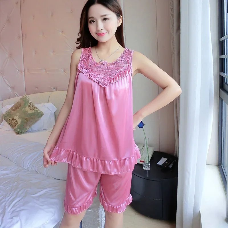 Elegant Satin Pajama Set for Women