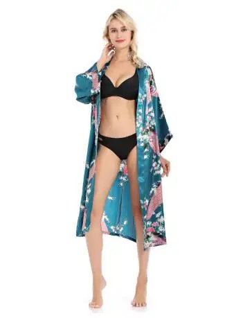Elegant Japanese Kimono Sleepwear