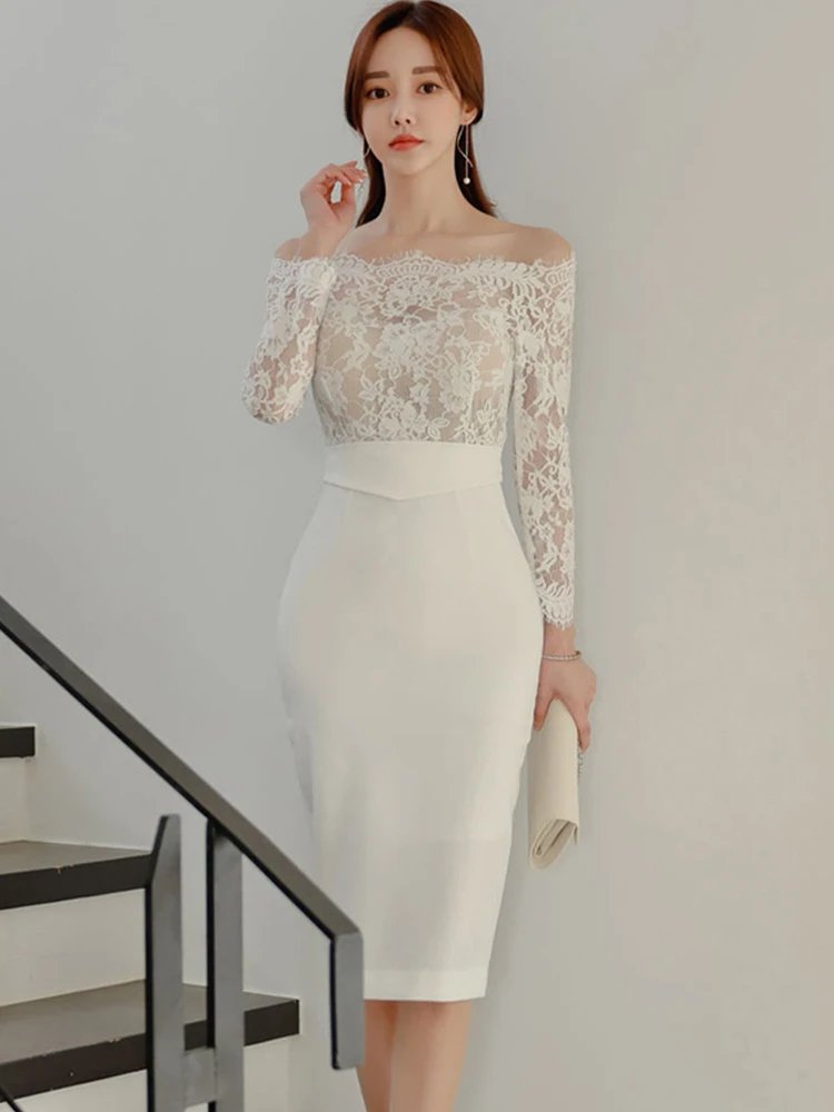 Chic Off-Shoulder Midi Dress