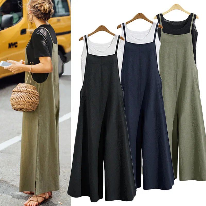 Summer Wide Leg Jumpsuit for Women