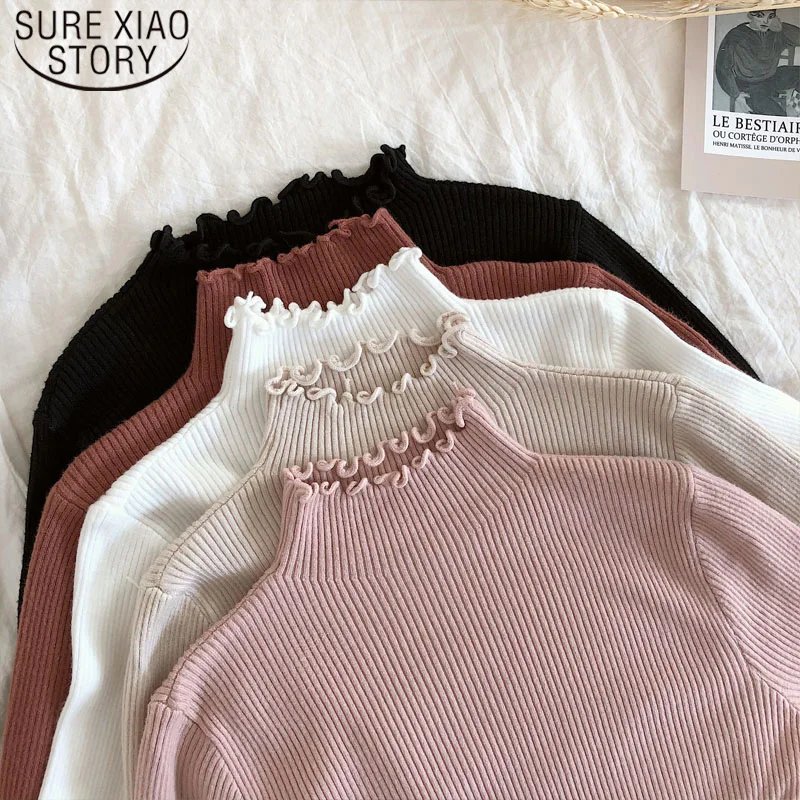 Chic Turtleneck Slim Sweater