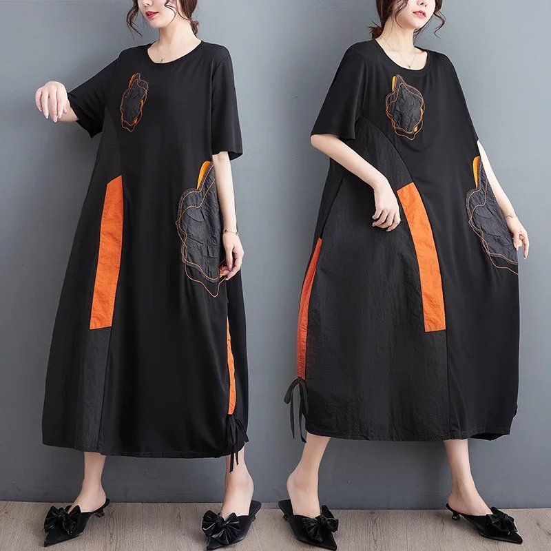 Vintage Floral Summer Dress for Women
