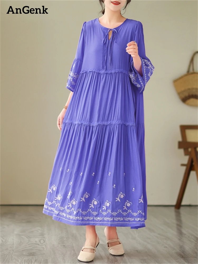 Elegant Summer Cotton Dress