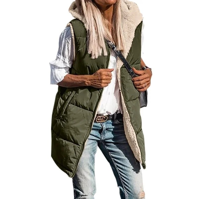 Reversible Sherpa Fleece Winter Coat