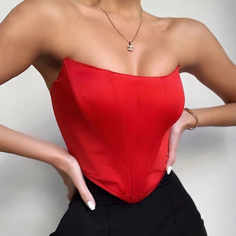 Elegant Off-Shoulder Velvet Corset Top