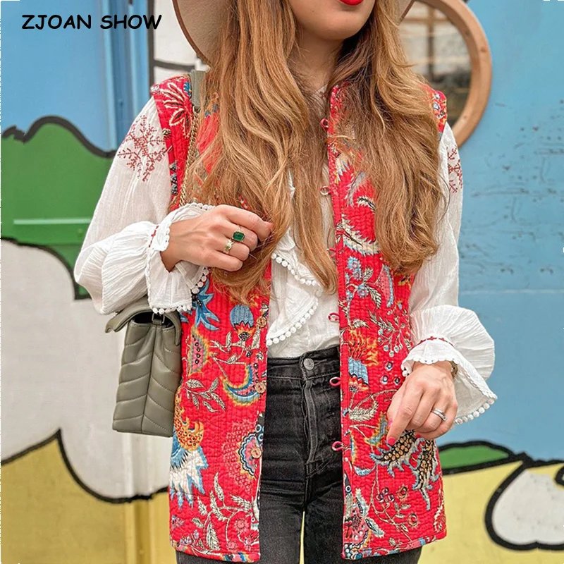Reversible Vintage Floral Vest
