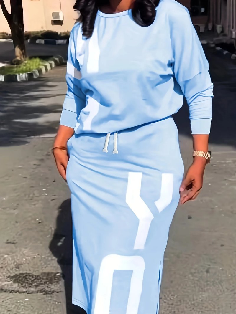 Chic Plus Size Sporty Fashion Set