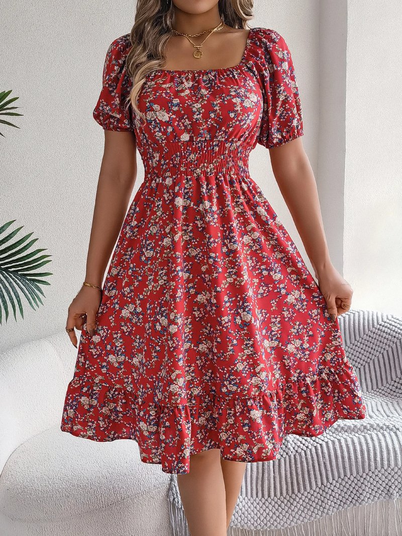 Floral Print Summer Dress