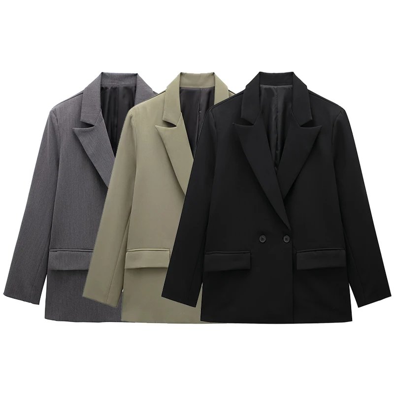 Vintage Double Breasted Blazer for Women