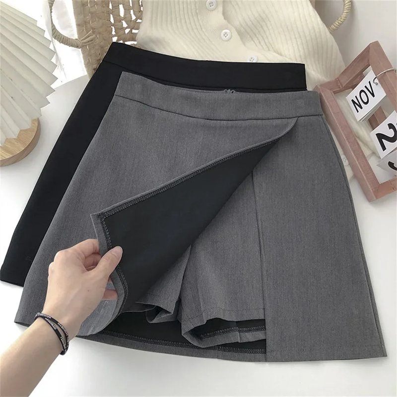 Chic High-Waisted A-Line Skirt