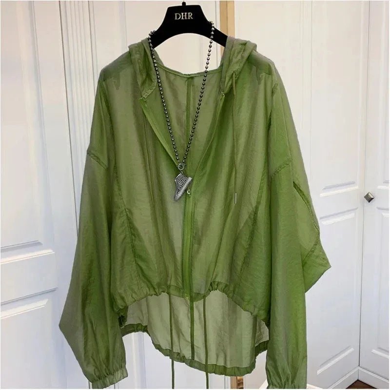 Lightweight Hooded Sun Protection Jacket