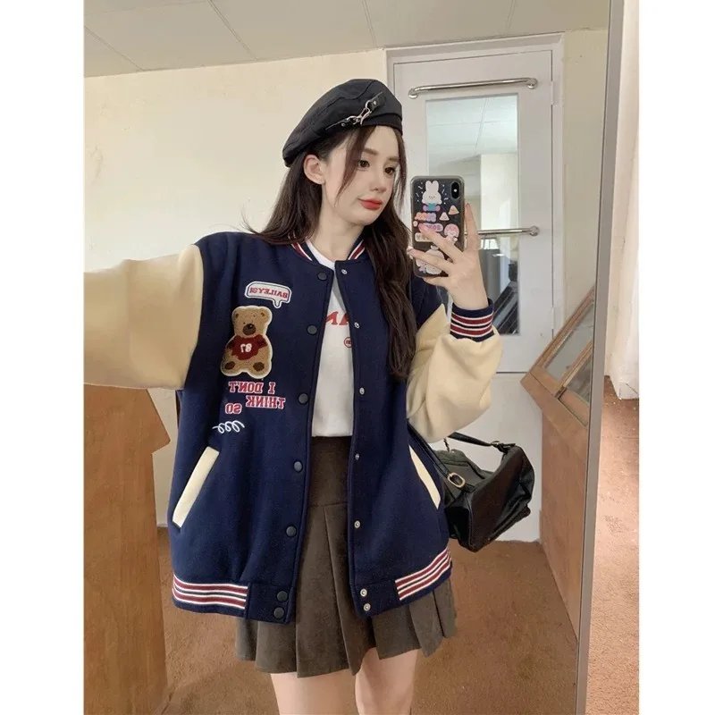 Cozy Padded Baseball Jacket for Couples