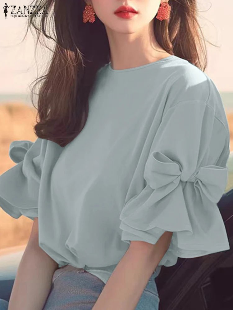 Elegant Ruffled Chiffon Blouse