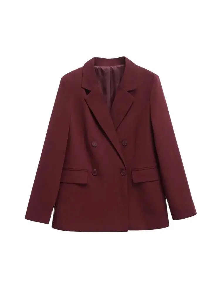 Chic Double Breasted Women's Blazer