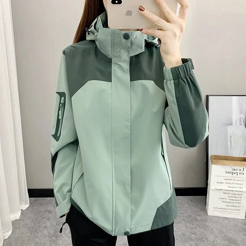 Women's Waterproof Hooded Jacket