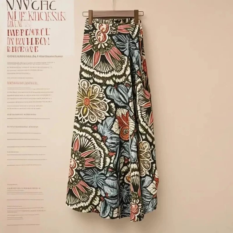 Boho Floral Maxi Skirt