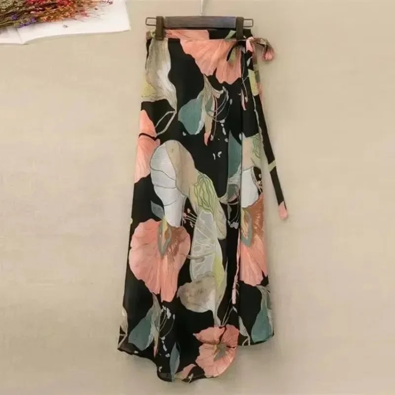 Boho Floral Maxi Skirt