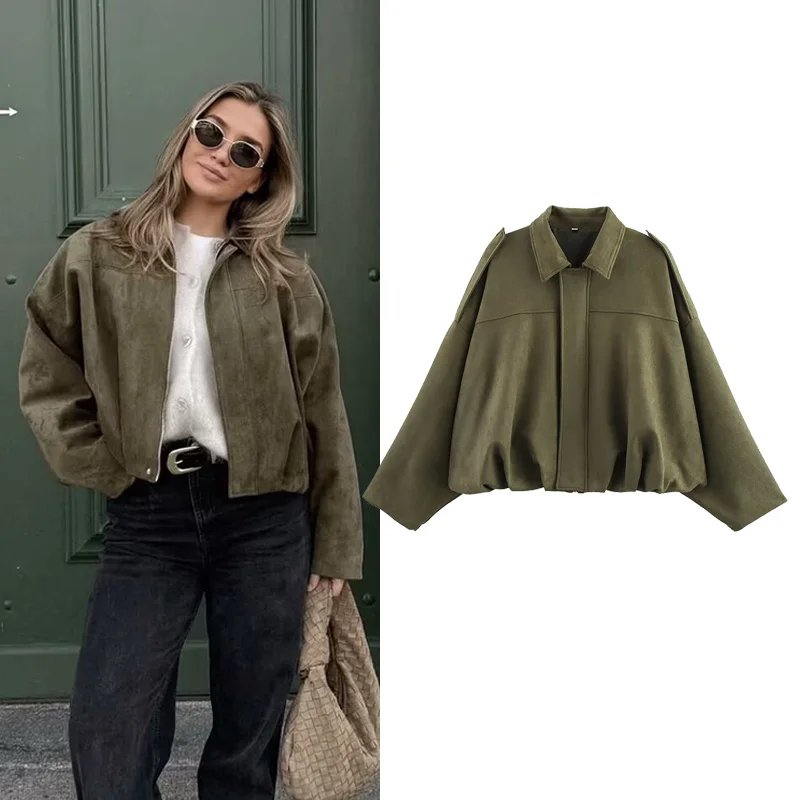 Chic Women's Bomber Jacket