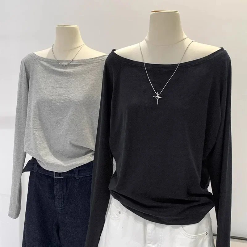 Chic One-Shoulder Cotton Top