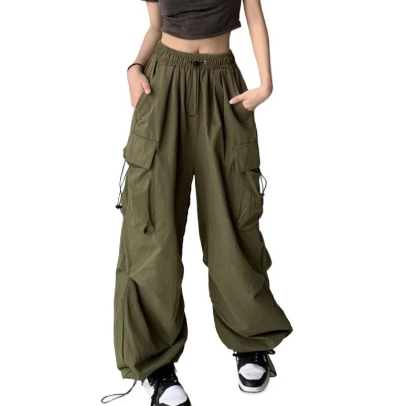 Chic High-Waist Cargo Pants