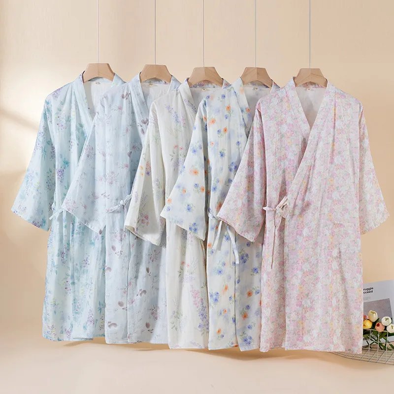 Women's Cotton Kimono Robe