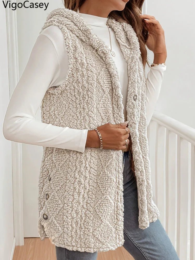 Cozy Hooded Vest for Women