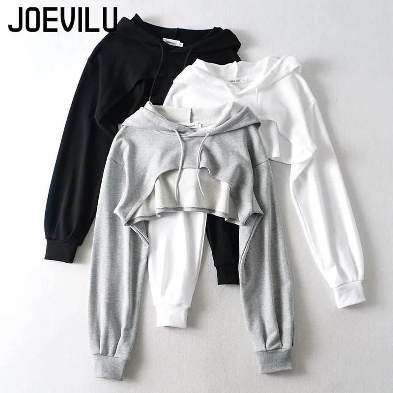Trendy Cropped Hoodie for Women