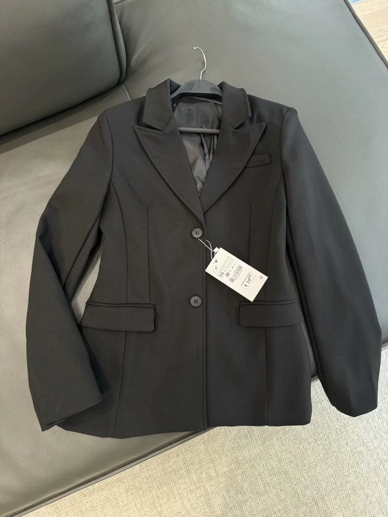 Stylish Women's Padded Suit Jacket