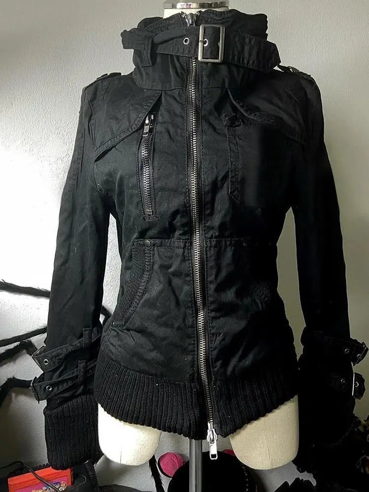 Vintage Harajuku Hooded Safari Jacket